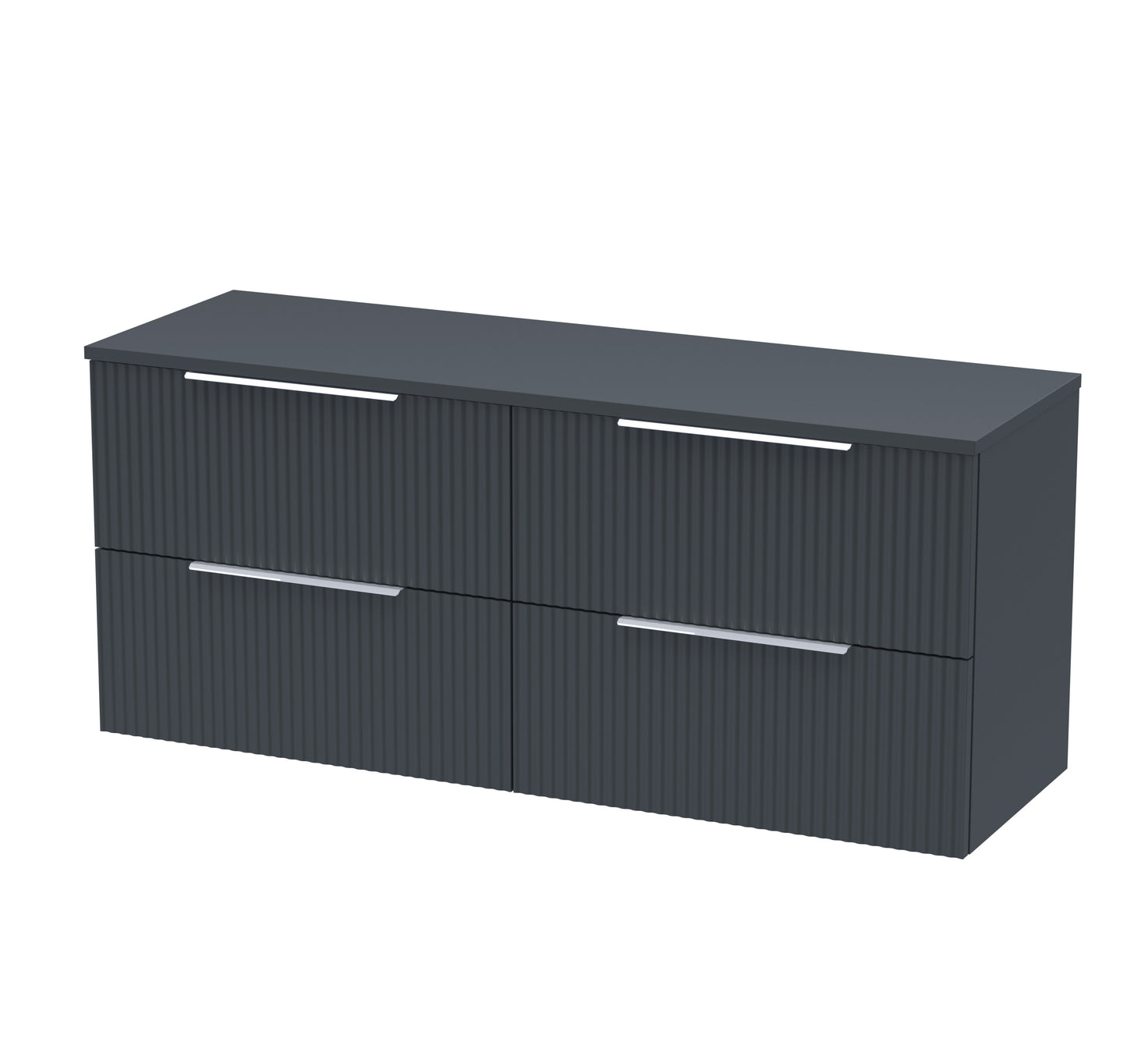 Hudson Reed 1200mm Wall Hung 4 Drawer Vanity & Worktop