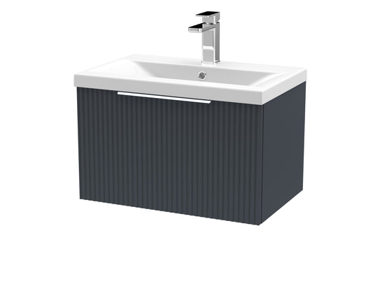 Hudson Reed 600mm Wall Hung Single Drawer Vanity & Basin 1