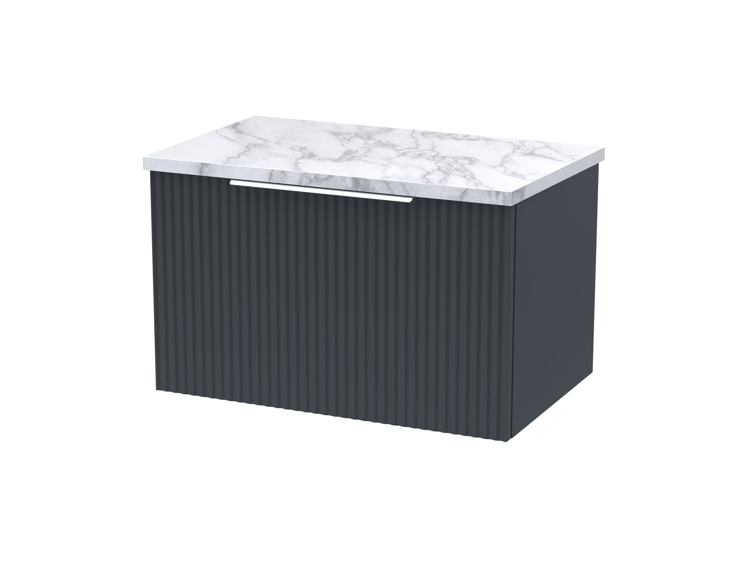 Hudson Reed 600 Wall Hung Single Drawer Vanity & Laminate Worktop