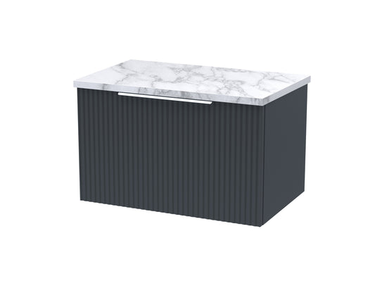 Hudson Reed 600 Wall Hung Single Drawer Vanity & Laminate Worktop
