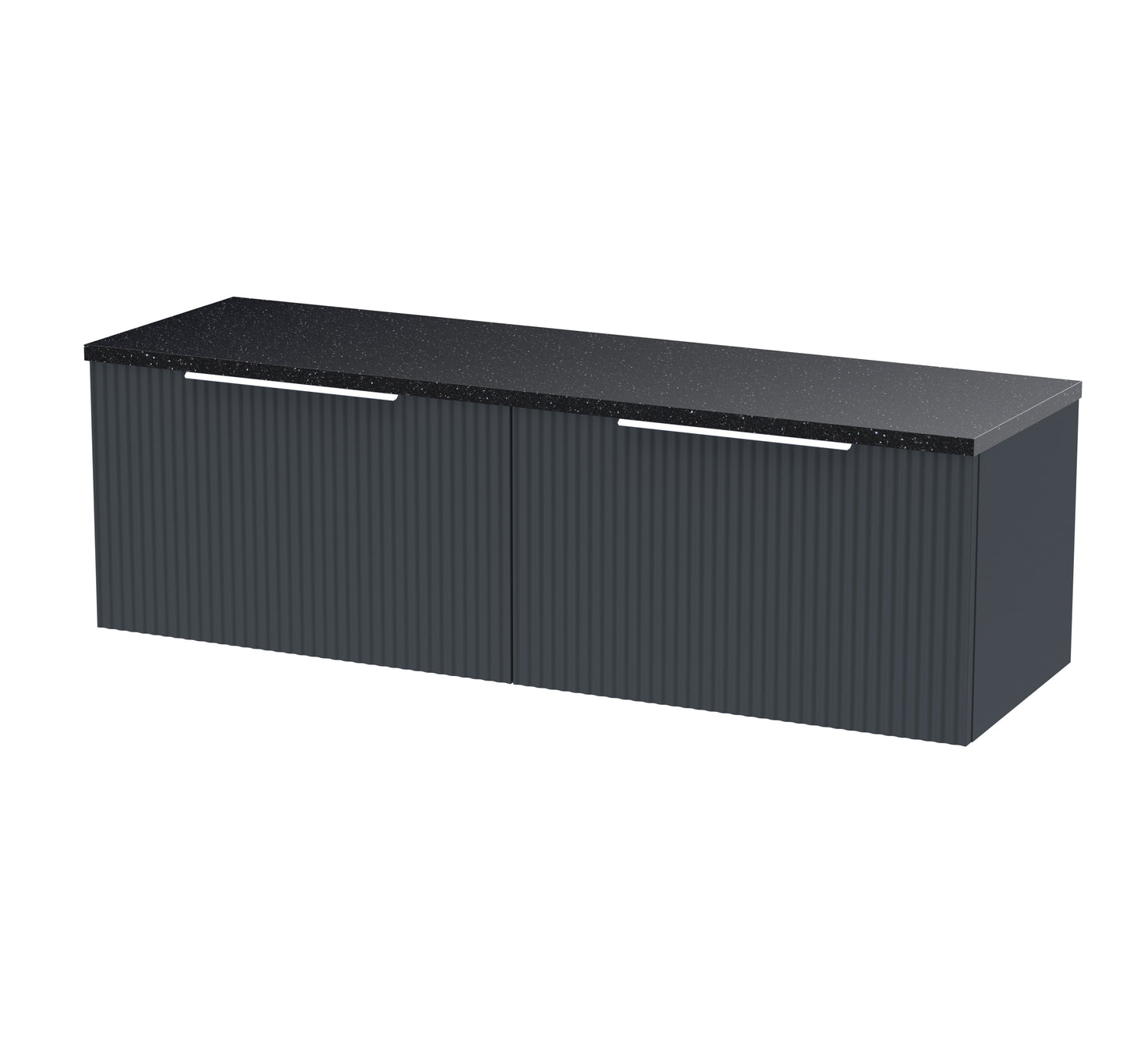 Hudson Reed 1200 Wall Hung 2-Drawer Vanity & Laminate Worktop