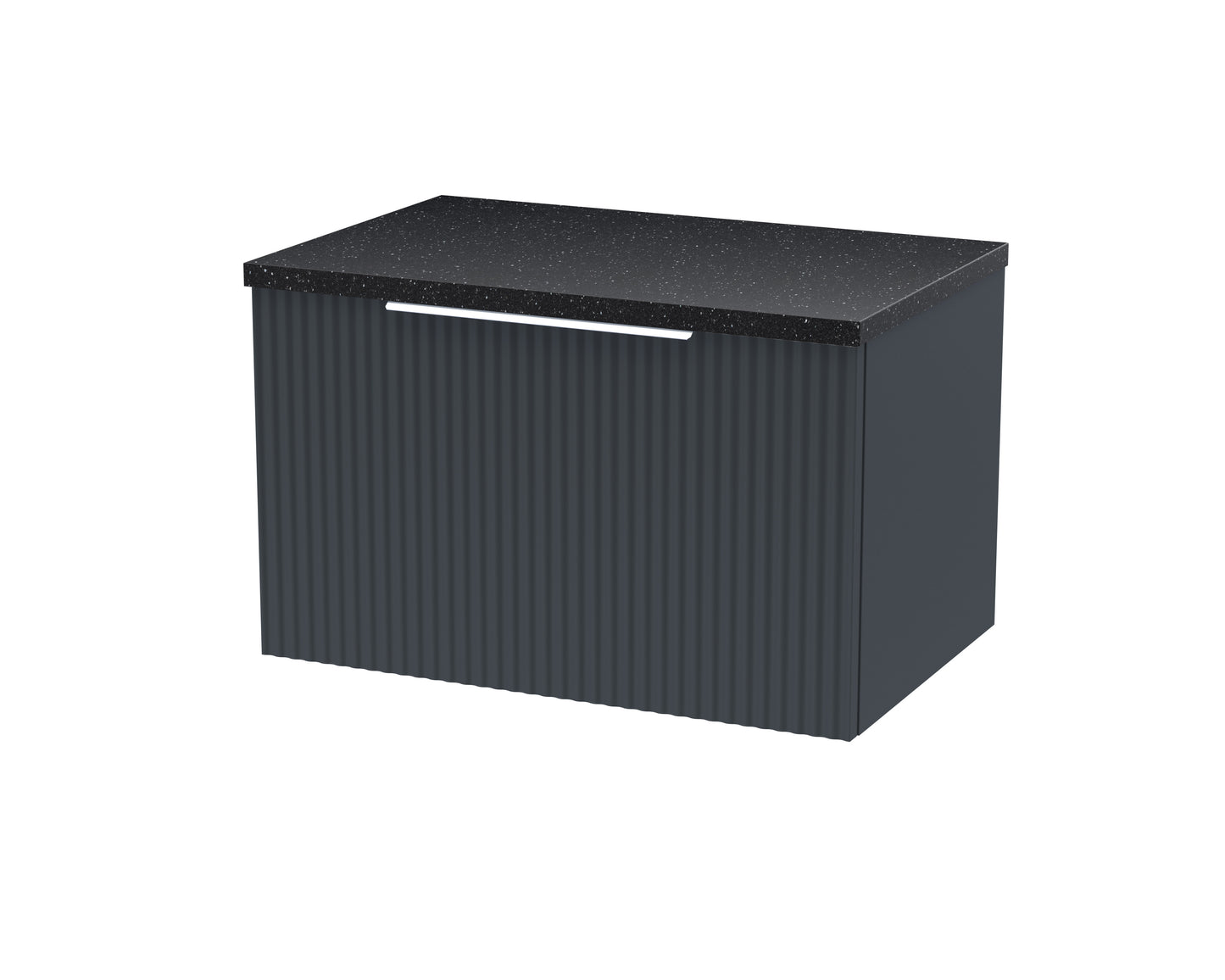 Hudson Reed 600mm Wall Hung Single Drawer Vanity & Laminate Top