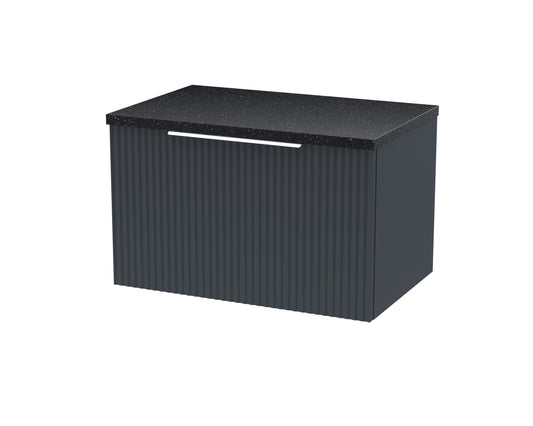 Hudson Reed 600mm Wall Hung Single Drawer Vanity & Laminate Top