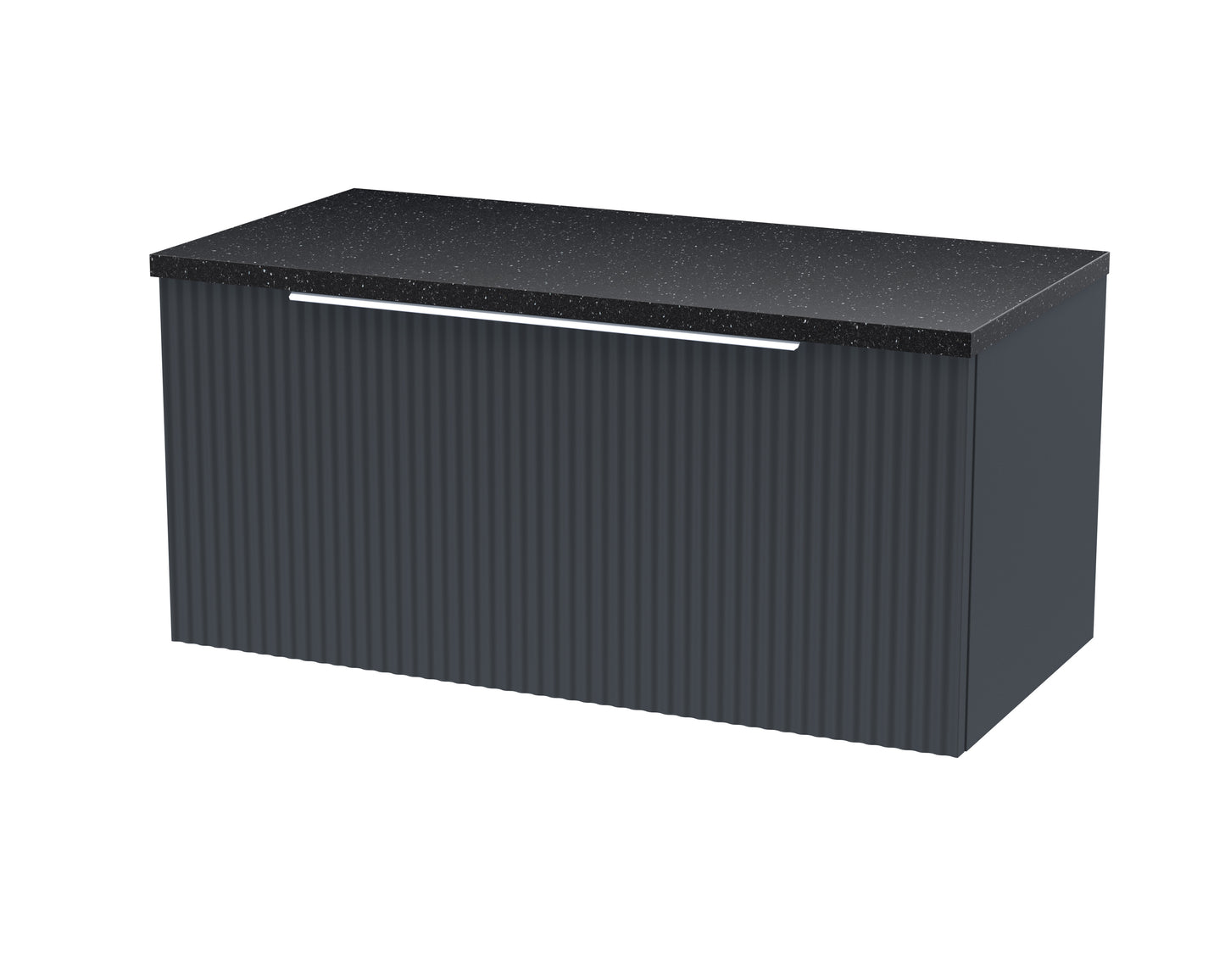Hudson Reed 800mm Wall Hung Single Drawer Vanity & Laminate Top