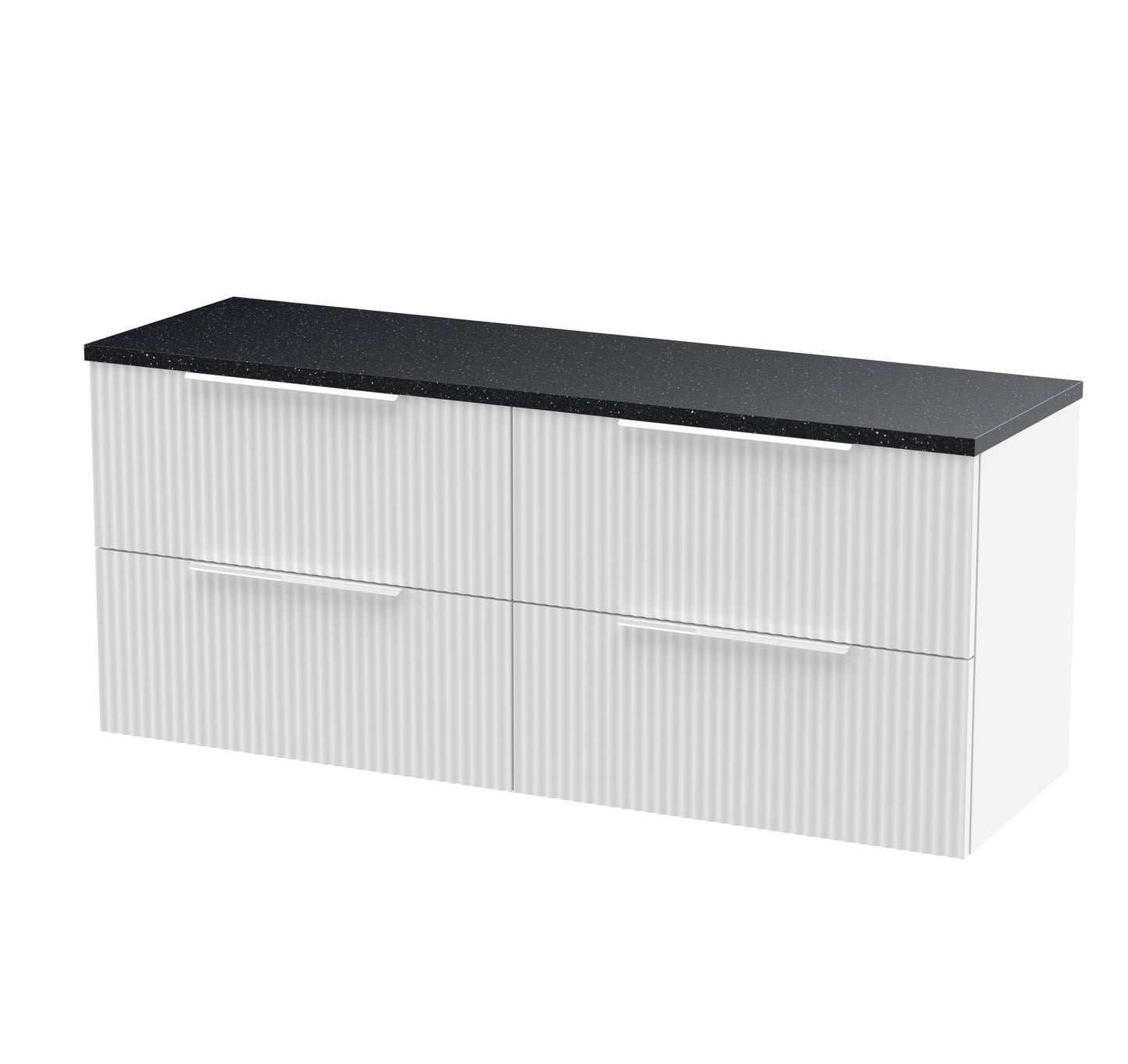 Hudson Reed 1200 Wall Hung 4-Drawer Vanity & Laminate Worktop