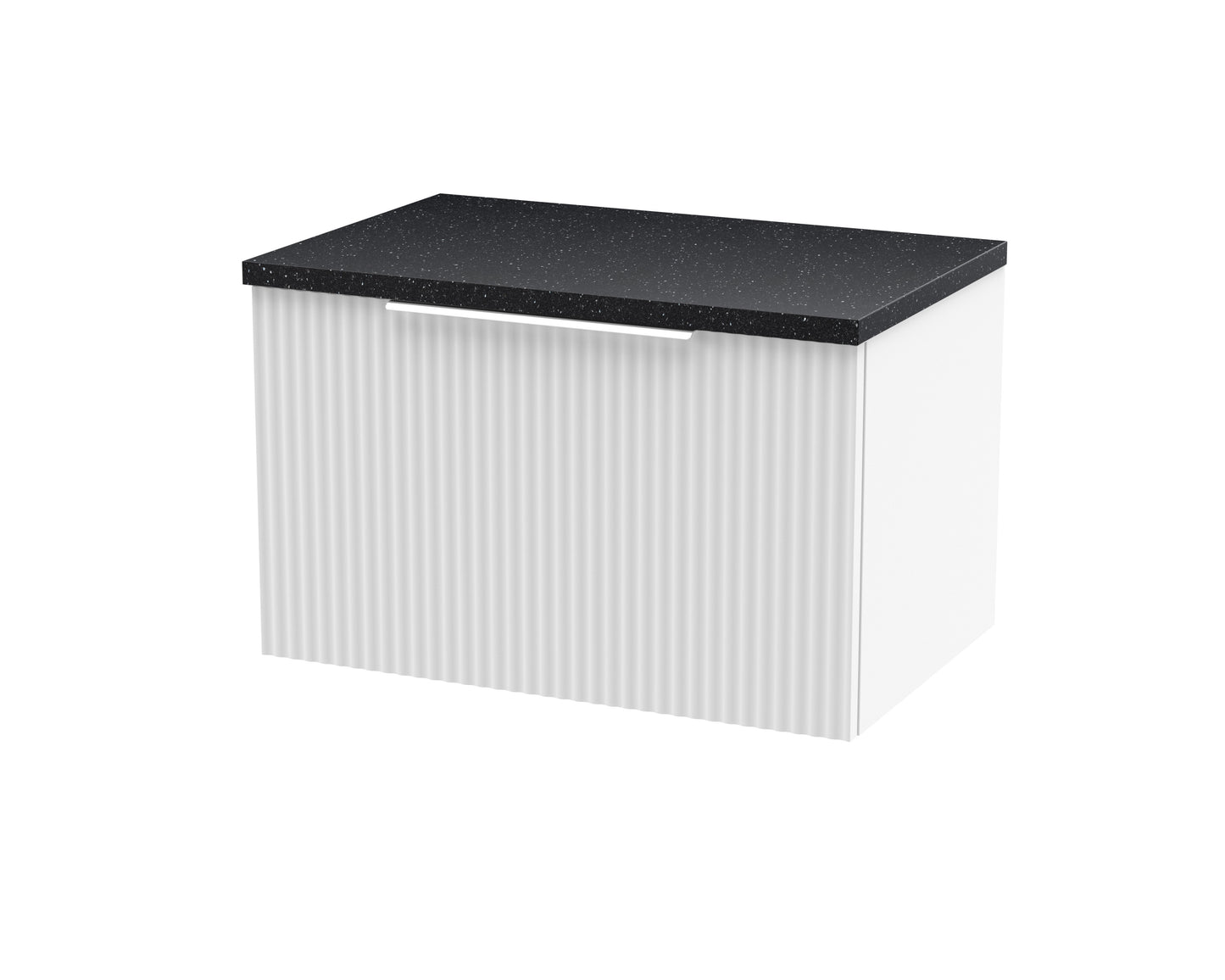 Hudson Reed 600mm Wall Hung Single Drawer Vanity & Laminate Top