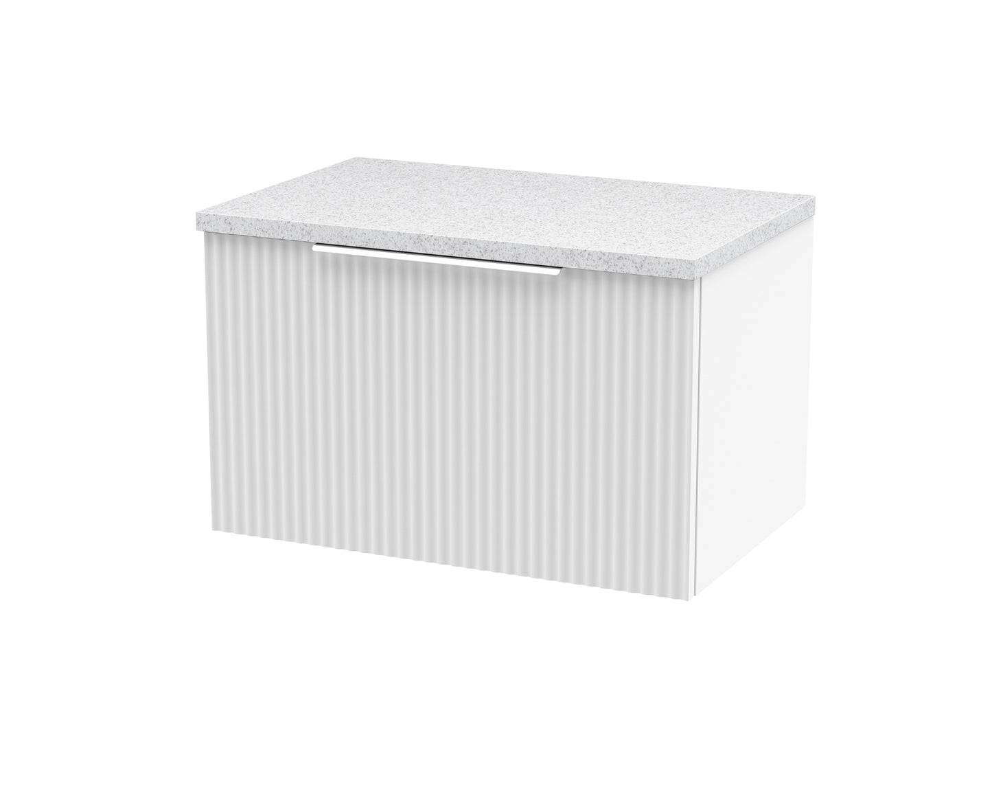 Hudson Reed 600mm Wall Hung Single Drawer Vanity & Laminate Top