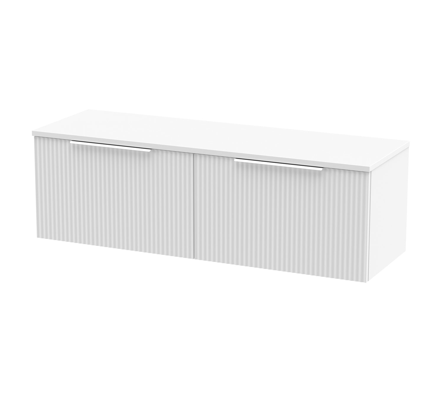 Hudson Reed 1200mm Wall Hung 2 Drawer Vanity & Worktop
