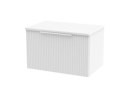 Hudson Reed 600mm Wall Hung Single Drawer Vanity & Worktop