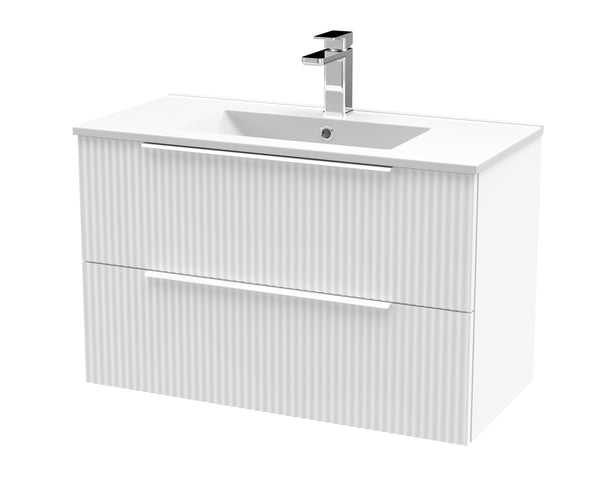 Hudson Reed 800mm Wall Hung 2 Drawer Vanity & Basin 2