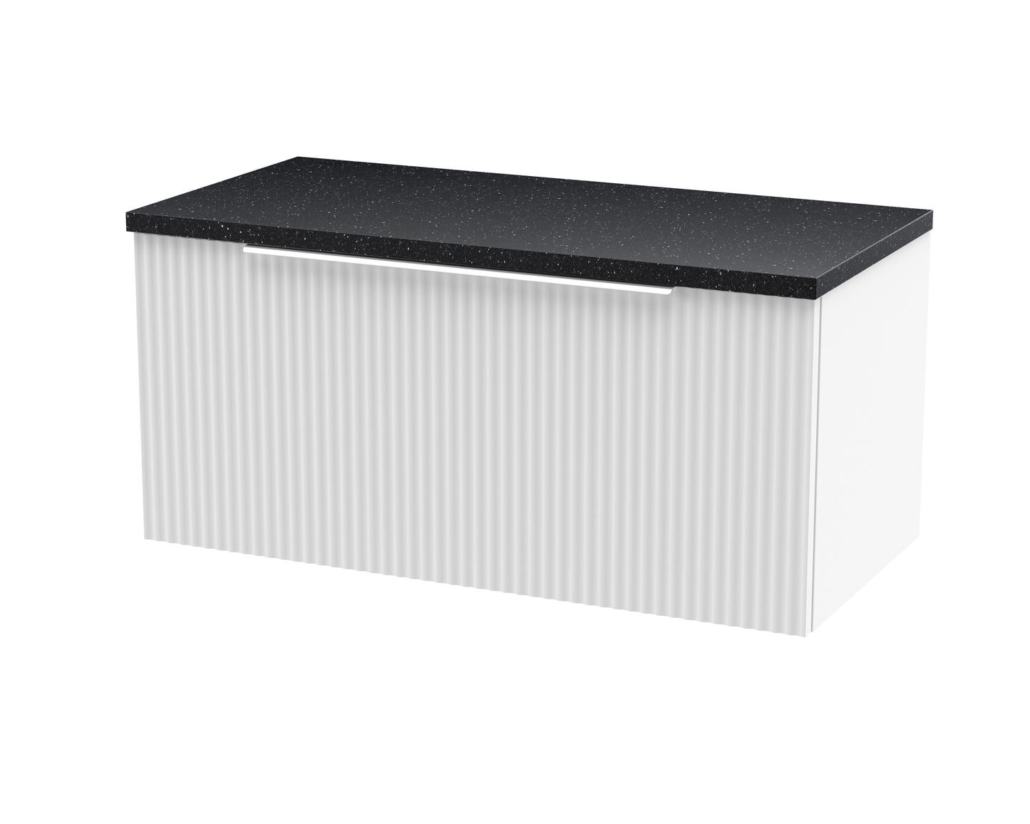 Hudson Reed 800mm Wall Hung Single Drawer Vanity & Laminate Top