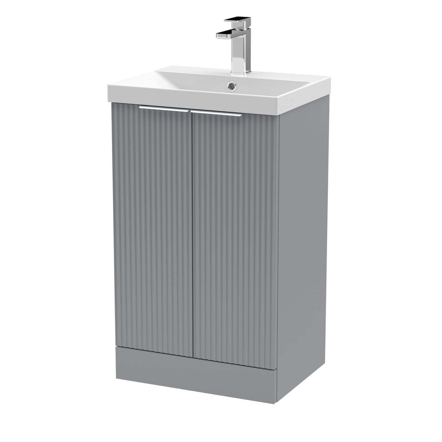 Hudson Reed 500mm Floor Standing 2 Door Vanity & Basin 3