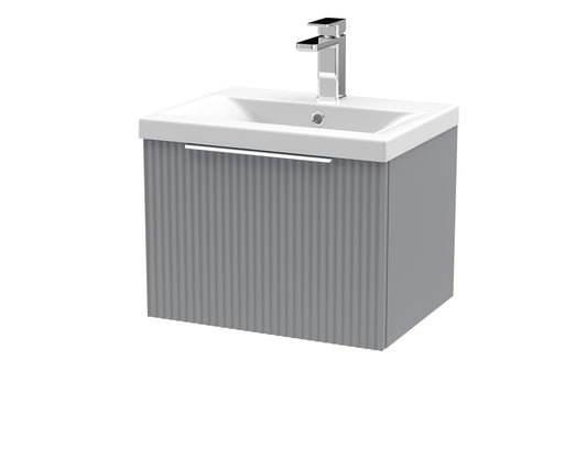 Hudson Reed 500mm Wall Hung Single Drawer Vanity & Basin 1