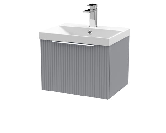 Hudson Reed 500mm Wall Hung Single Drawer Vanity & Basin 3