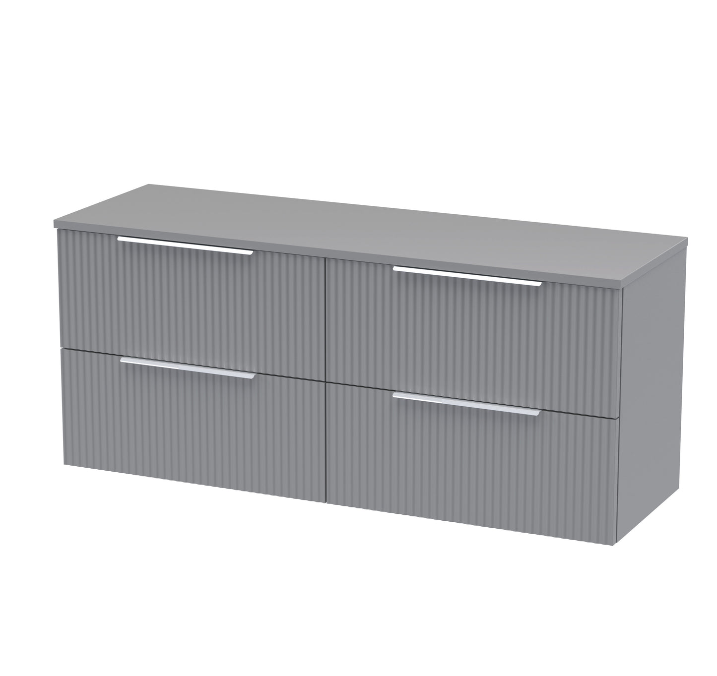 Hudson Reed 1200mm Wall Hung 4 Drawer Vanity & Worktop