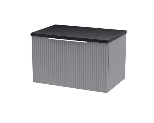 Hudson Reed 600mm Wall Hung Single Drawer Vanity & Laminate Top