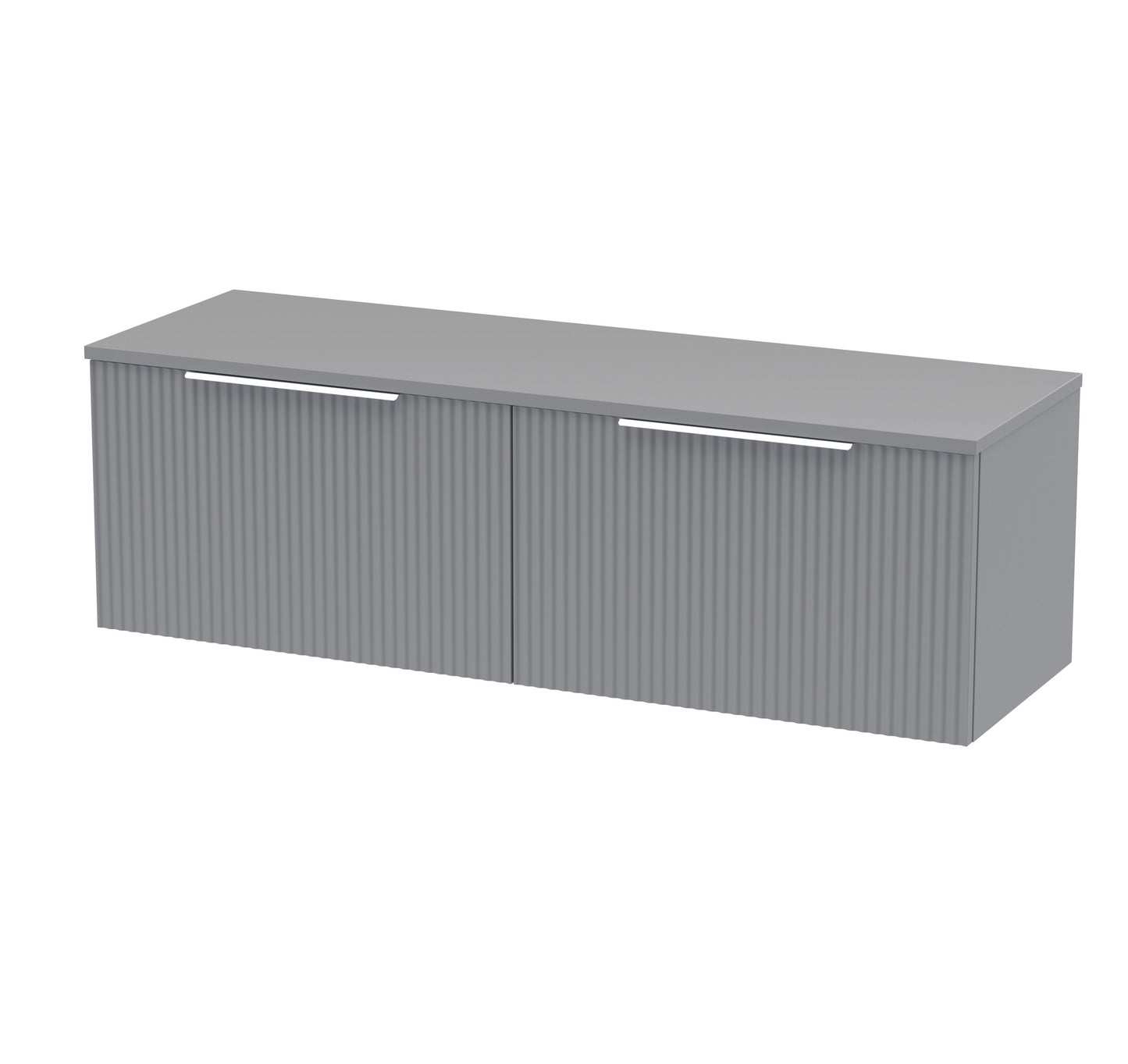 Hudson Reed 1200mm Wall Hung 2 Drawer Vanity & Worktop