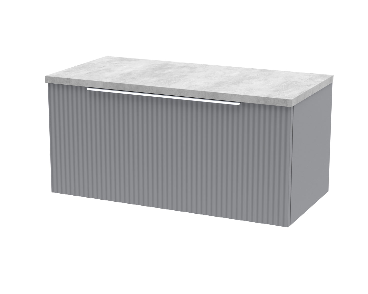 Hudson Reed 800mm Wall Hung Single Drawer Vanity & Laminate Top