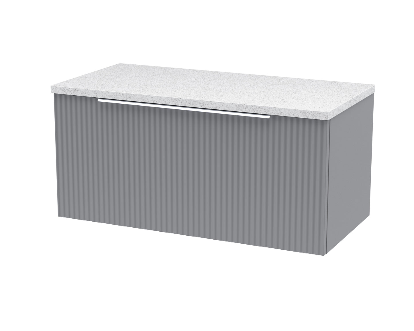 Hudson Reed 800mm Wall Hung Single Drawer Vanity & Laminate Top