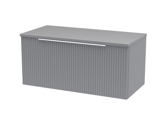 Hudson Reed 800mm Wall Hung Single Drawer Vanity & Worktop