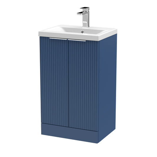 Hudson Reed 500mm Floor Standing 2 Door Vanity & Basin 1