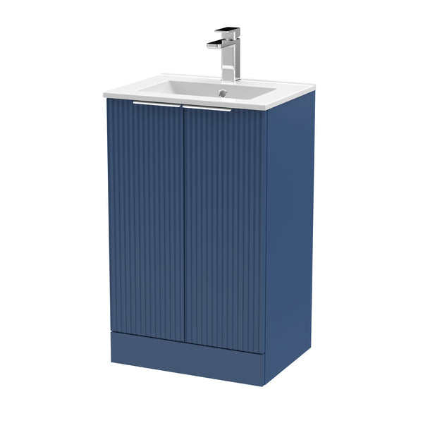 Hudson Reed 500mm Floor Standing 2 Door Vanity & Basin 2