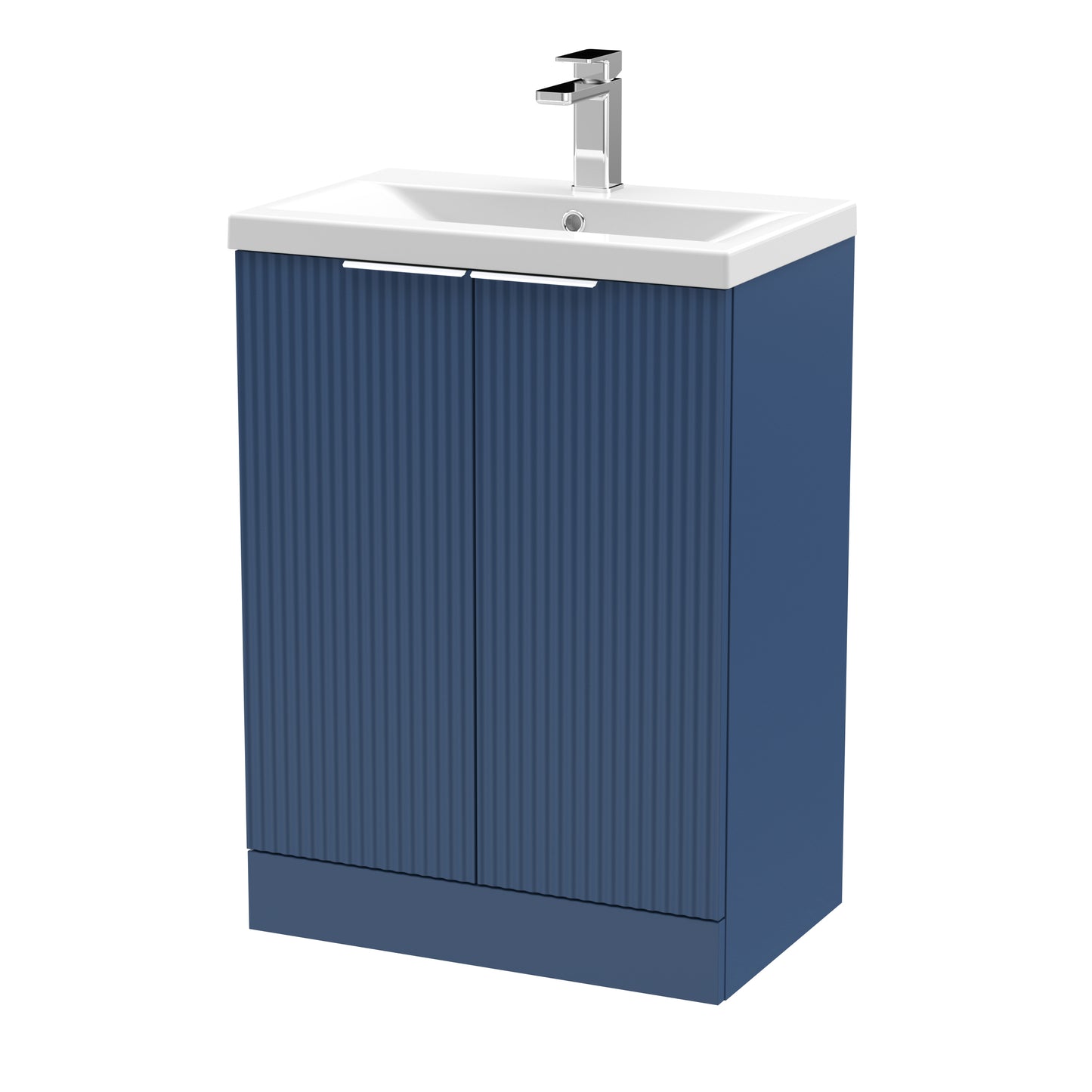 Hudson Reed 600mm Floor Standing 2 Door Vanity & Basin 1