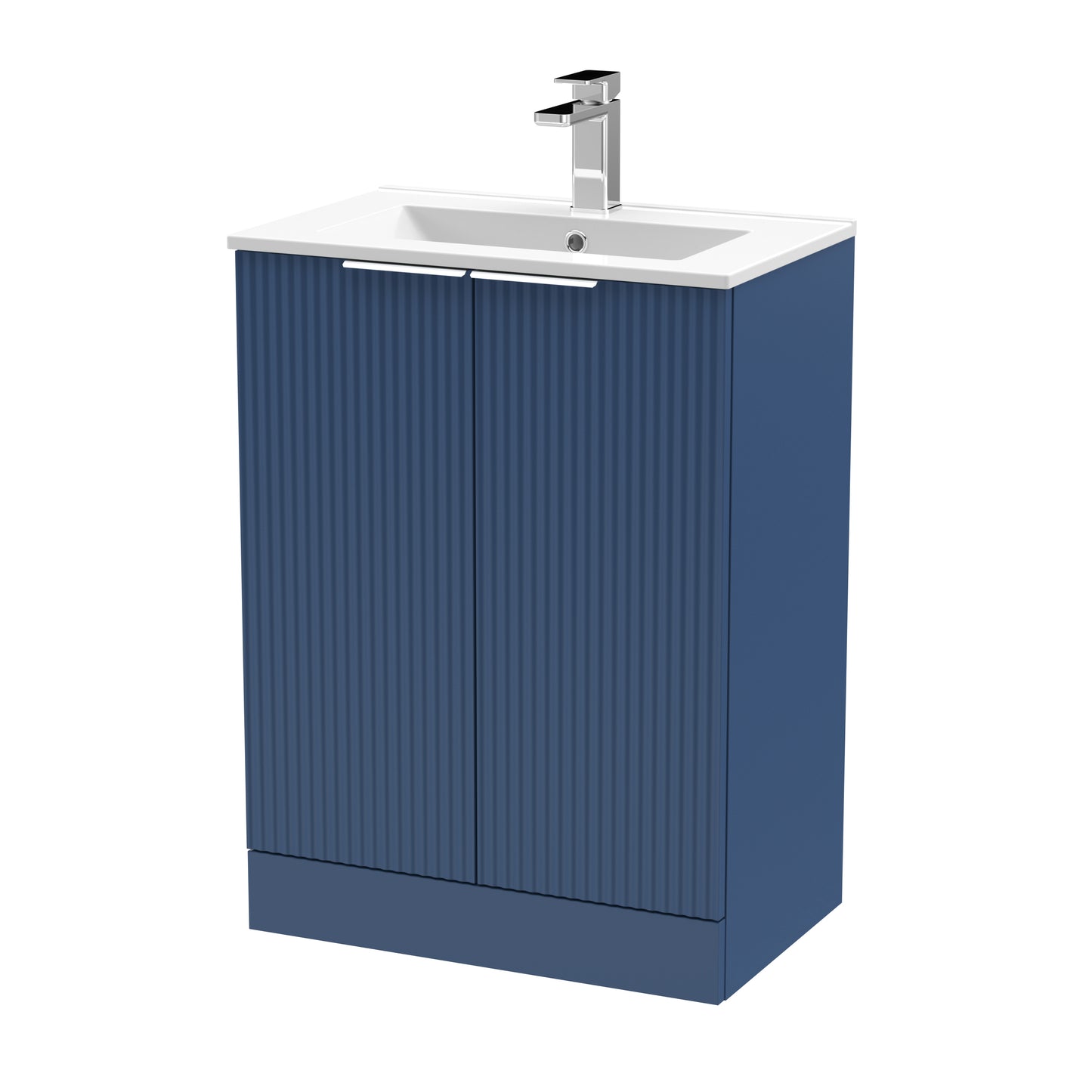 Hudson Reed 600mm Floor Standing 2 Door Vanity & Basin 2