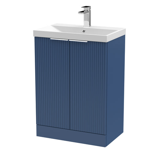 Hudson Reed 600mm Floor Standing 2 Door Vanity & Basin 3