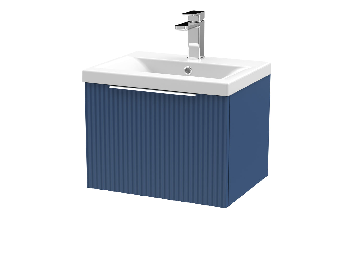 Hudson Reed 500mm Wall Hung Single Drawer Vanity & Basin 1