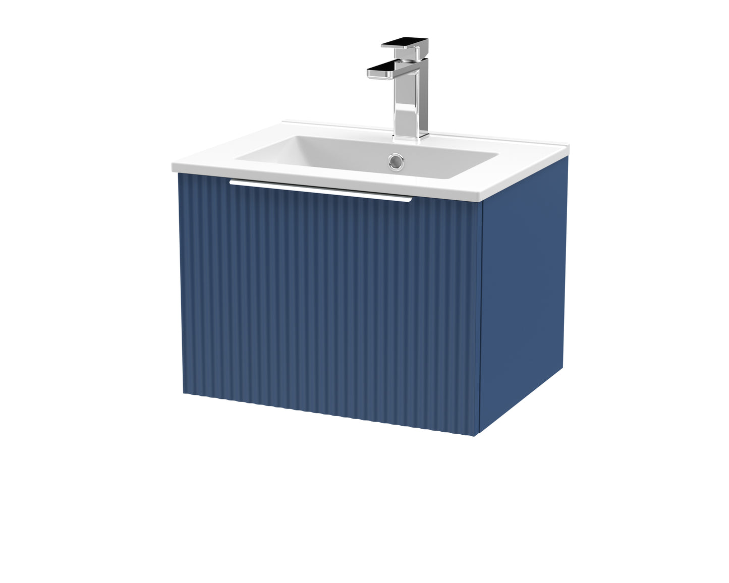 Hudson Reed 500mm Wall Hung Single Drawer Vanity & Basin 2