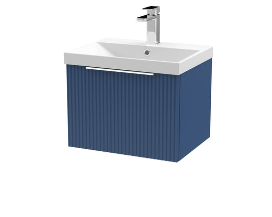 Hudson Reed 500mm Wall Hung Single Drawer Vanity & Basin 3