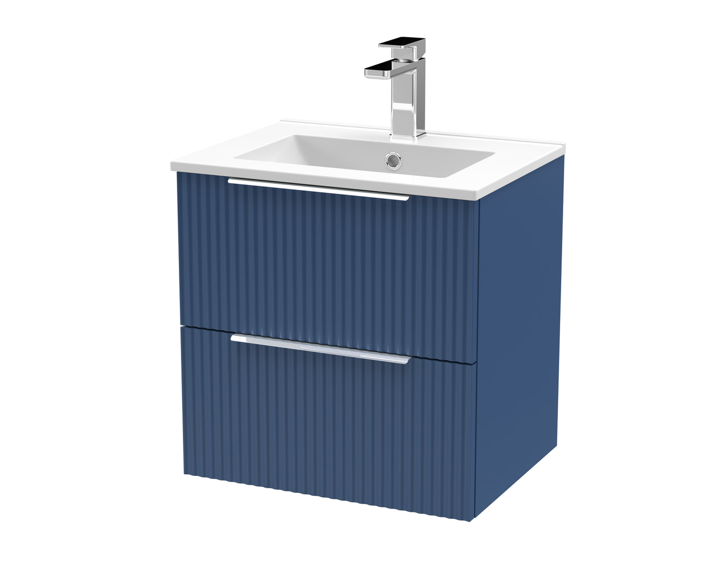 Hudson Reed 500mm Wall Hung 2 Drawer Vanity & Basin 2