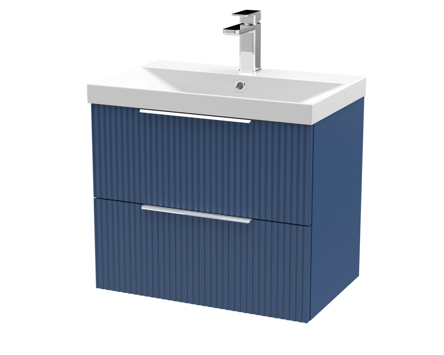 Hudson Reed 600mm Wall Hung 2 Drawer Vanity & Basin 3