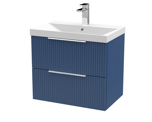 Hudson Reed 600mm Wall Hung 2 Drawer Vanity & Basin 3