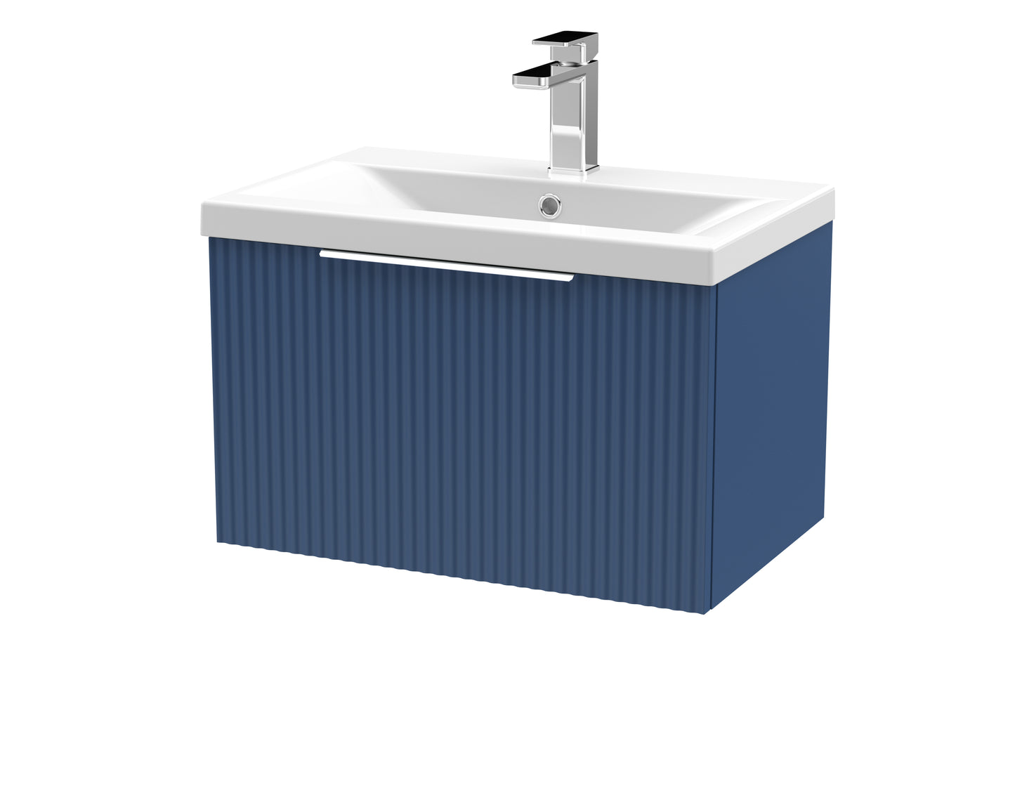 Hudson Reed 600mm Wall Hung Single Drawer Vanity & Basin 1