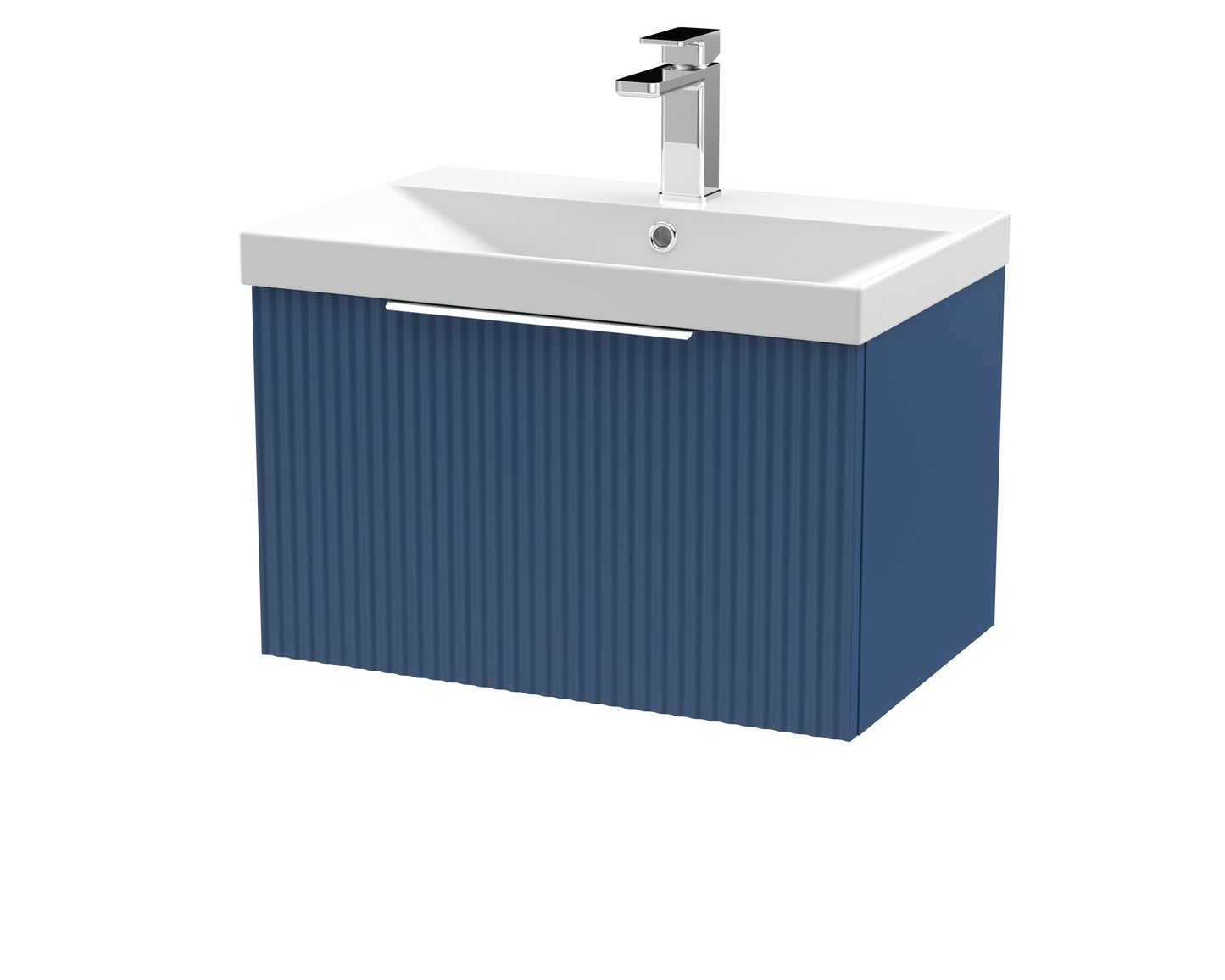 Hudson Reed 600mm Wall Hung Single Drawer Vanity & Basin 3