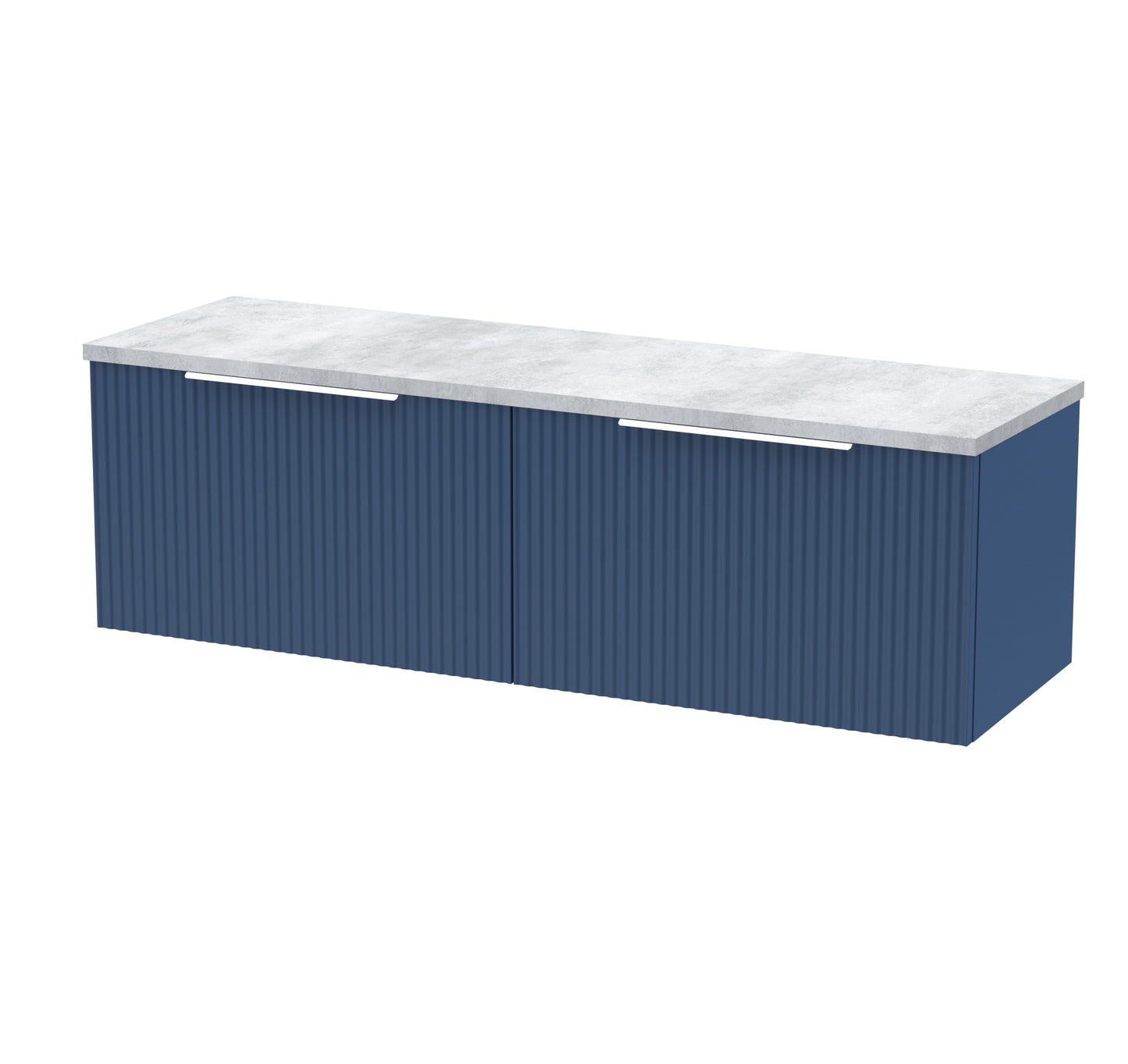 Hudson Reed 1200 Wall Hung 2-Drawer Vanity & Laminate Worktop