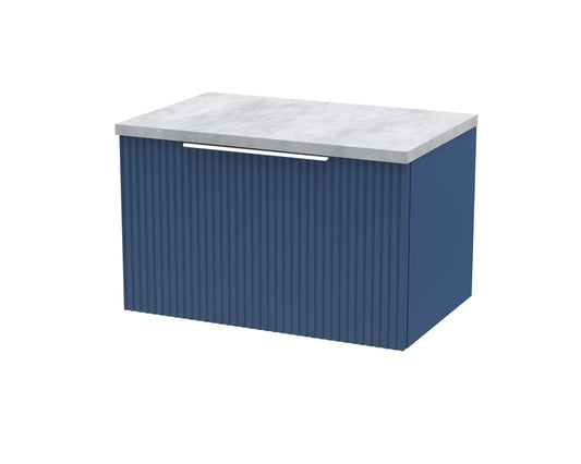 Hudson Reed 600mm Wall Hung Single Drawer Vanity & Laminate Top