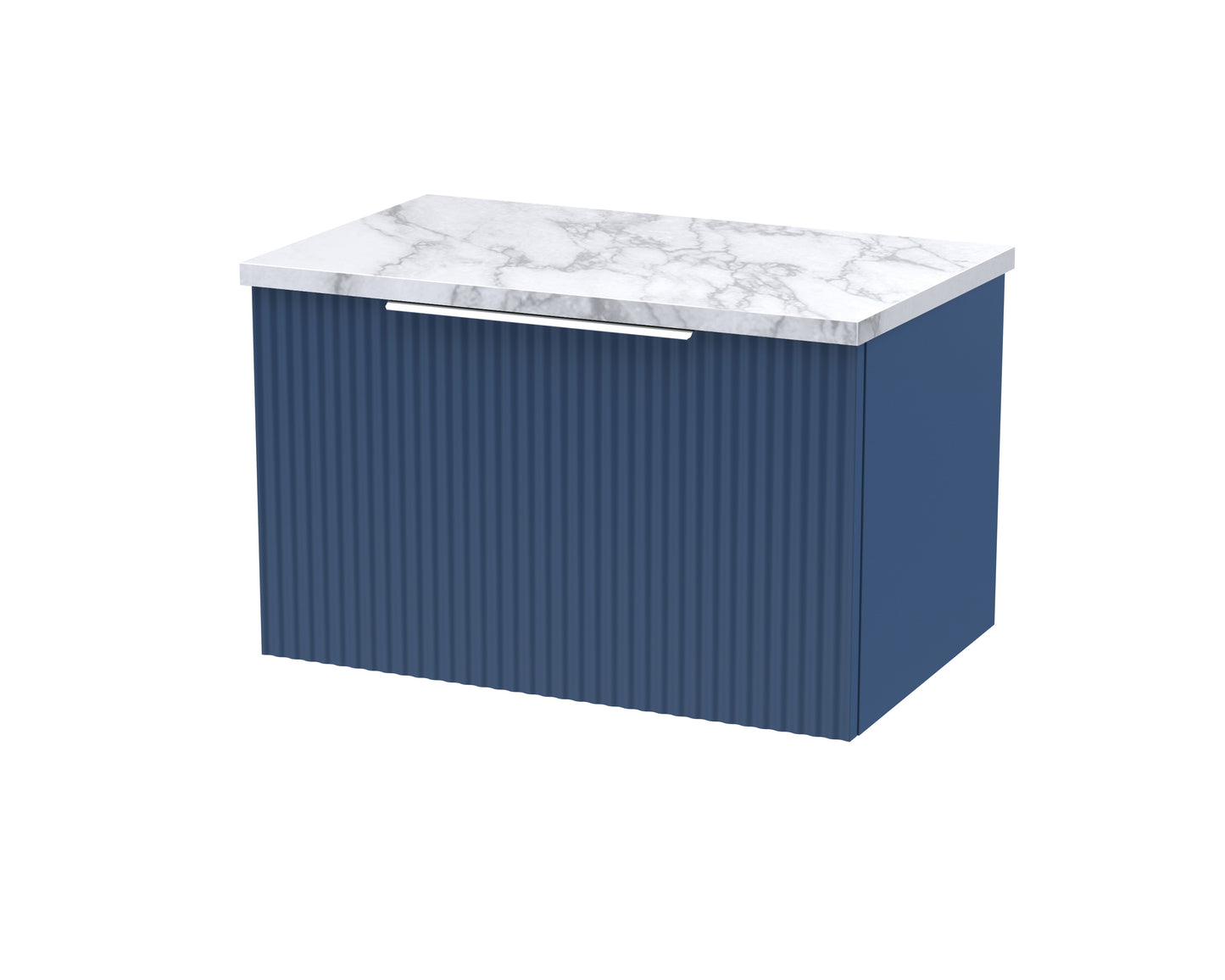 Hudson Reed 600mm Wall Hung Single Drawer Vanity & Laminate Worktop