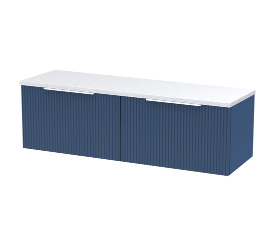 Hudson Reed 1200 Wall Hung 2-Drawer Vanity & Laminate Worktop