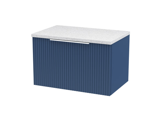 Hudson Reed 600mm Wall Hung Single Drawer Vanity & Laminate Top