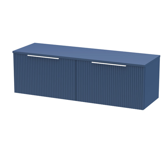 Hudson Reed 1200mm Wall Hung 2 Drawer Vanity & Worktop