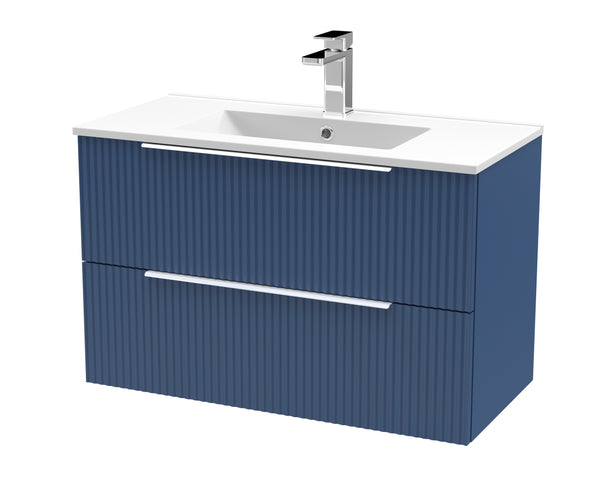 Hudson Reed 800mm Wall Hung 2 Drawer Vanity & Basin 2