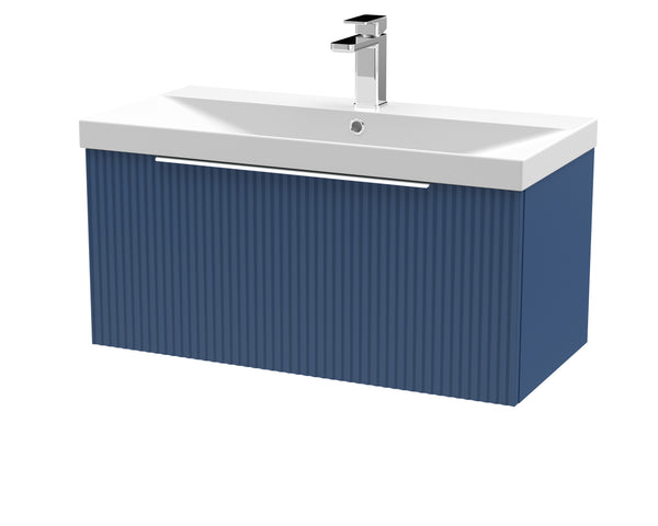 Hudson Reed 800mm Wall Hung Single Drawer Vanity & Basin 3