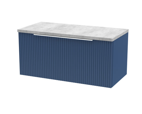 Hudson Reed 800mm Wall Hung Single Drawer Vanity & Laminate Top
