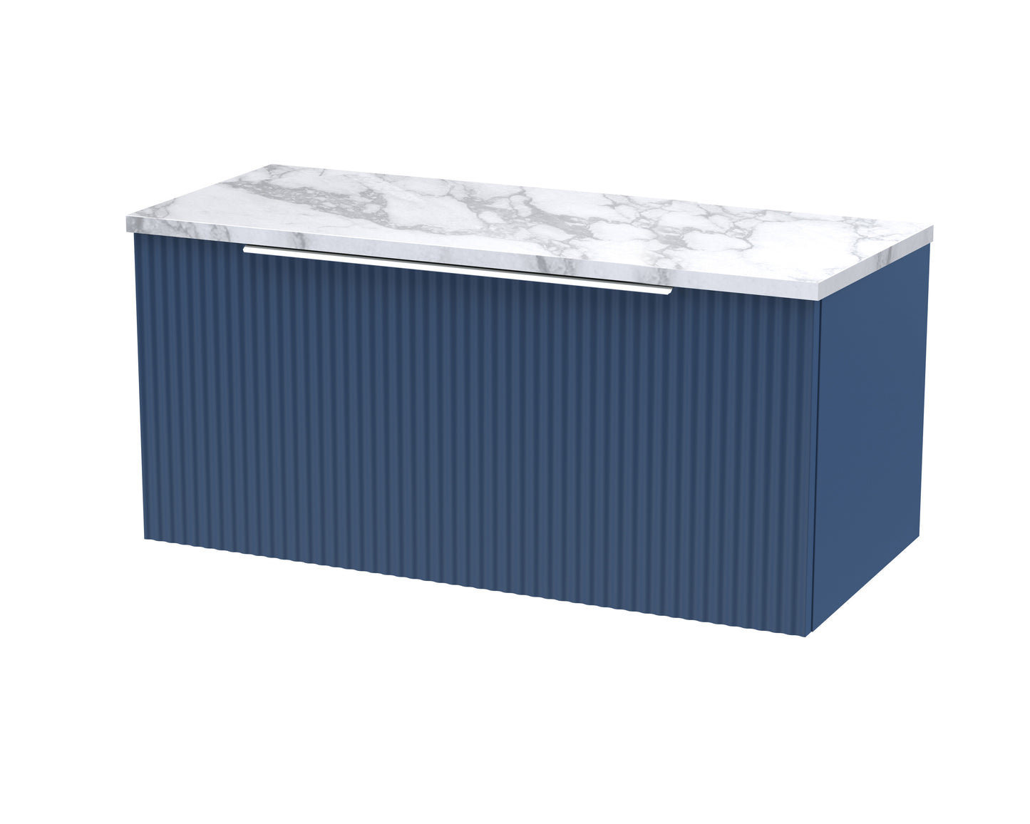 Hudson Reed 800mm Wall Hung Single Drawer Vanity & Laminate Worktop