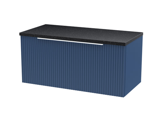 Hudson Reed 800mm Wall Hung Single Drawer Vanity & Laminate Top