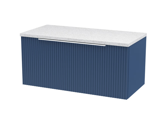 Hudson Reed 800mm Wall Hung Single Drawer Vanity & Laminate Top