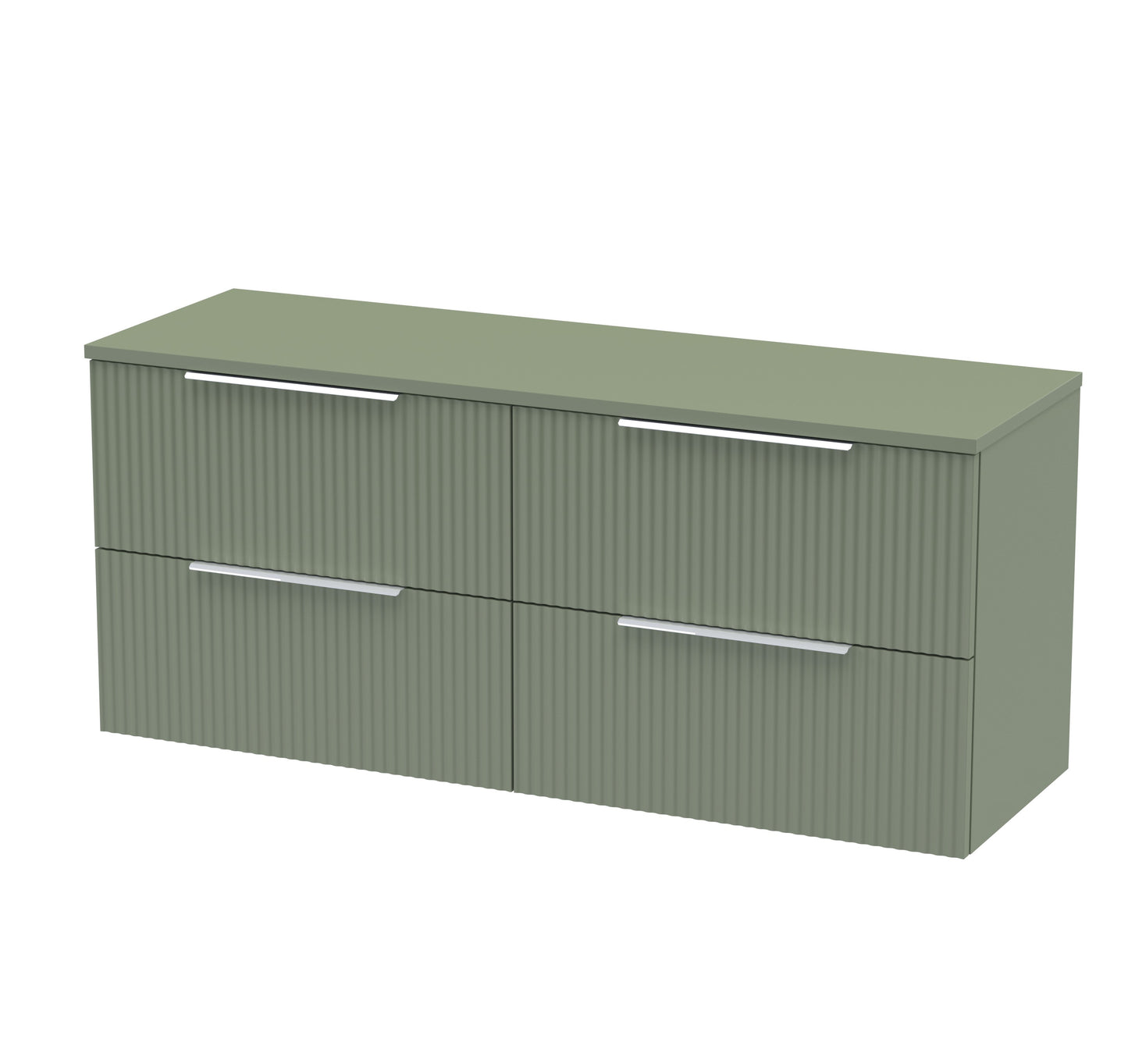 Hudson Reed 1200mm Wall Hung 4 Drawer Vanity & Worktop